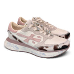 Sneaker donna Lauryn 8456k Premiata latte rosa mucca 