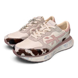 Sneaker donna Lauryn 8456k Premiata latte rosa mucca 