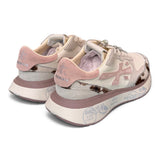 Sneaker donna Lauryn 8456k Premiata latte rosa mucca 