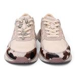 Sneaker donna Lauryn 8456k Premiata latte rosa mucca 