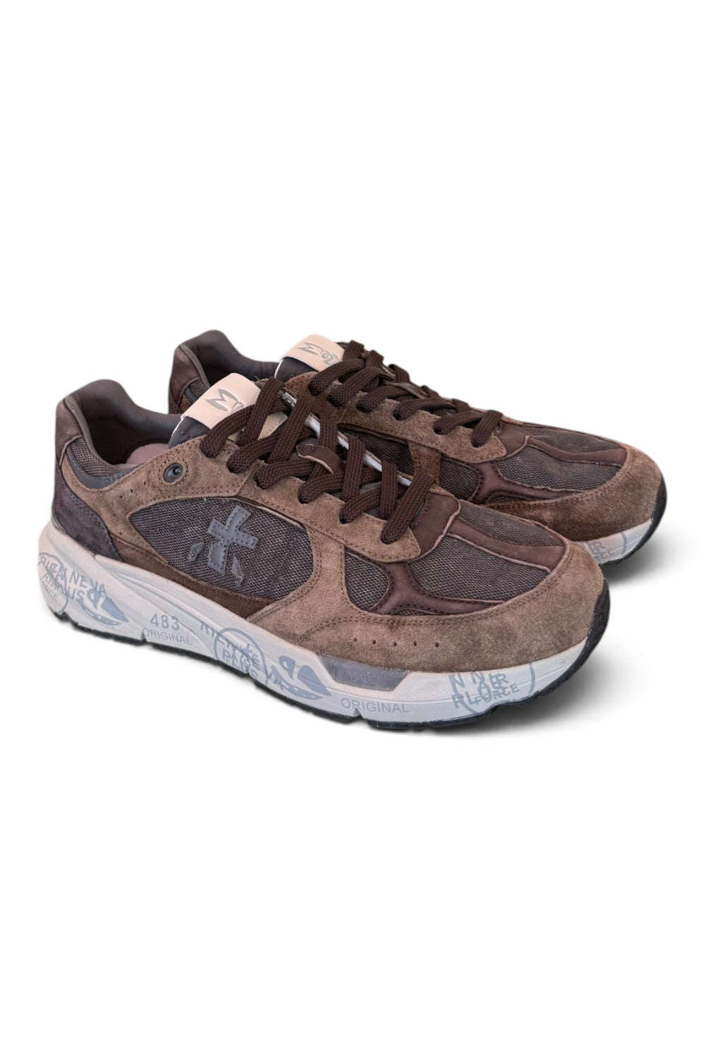 Sneaker Premiata Mase 8421 uomo tortora<BR/> 