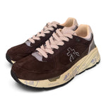 Sneaker donna Mased 8596 Premiata testa di moro suede 
