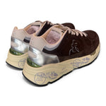 Sneaker donna Mased 8596 Premiata testa di moro suede 