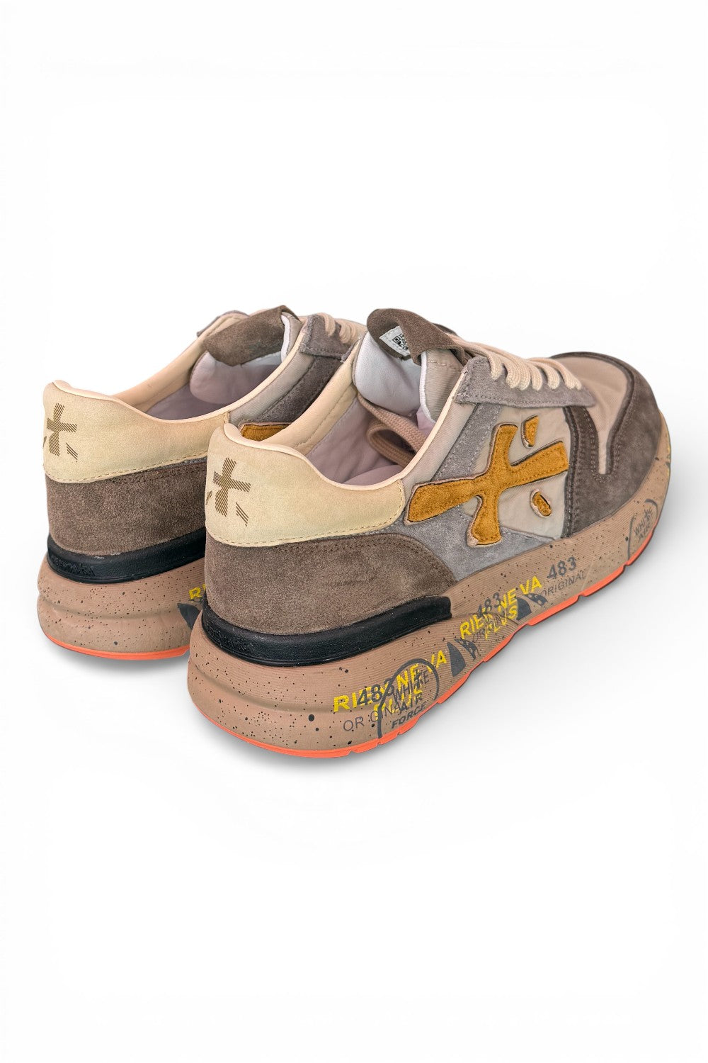 Sneaker Premiata Mick 7866 uomo beige tortora 