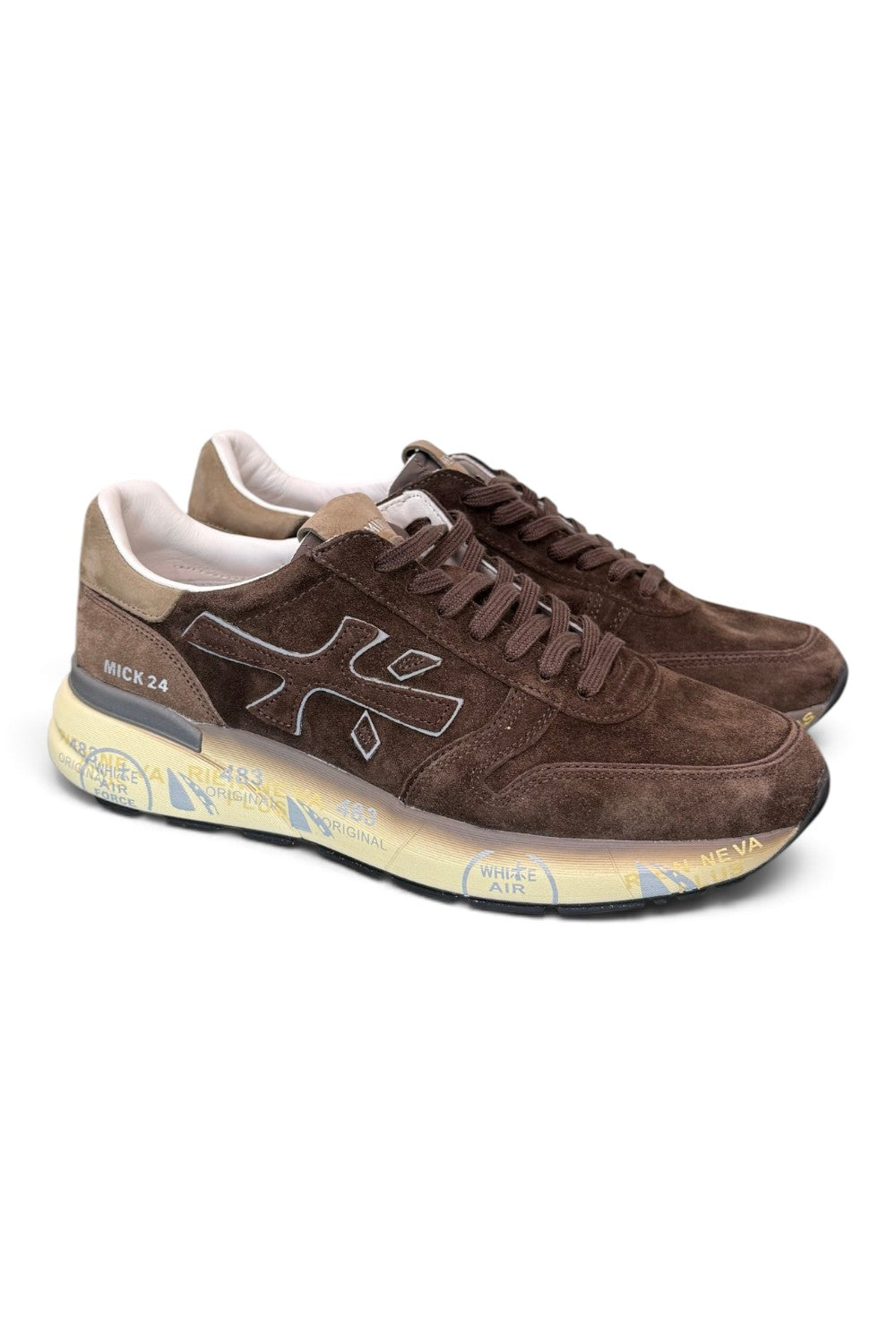 Sneaker Premiata Mick 7898 uomo testa di moro suede 