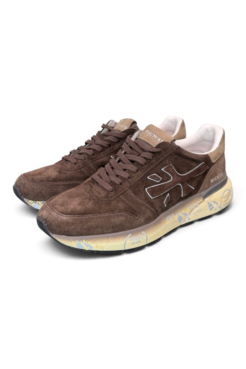 Sneaker Premiata Mick 7898 uomo testa di moro suede 