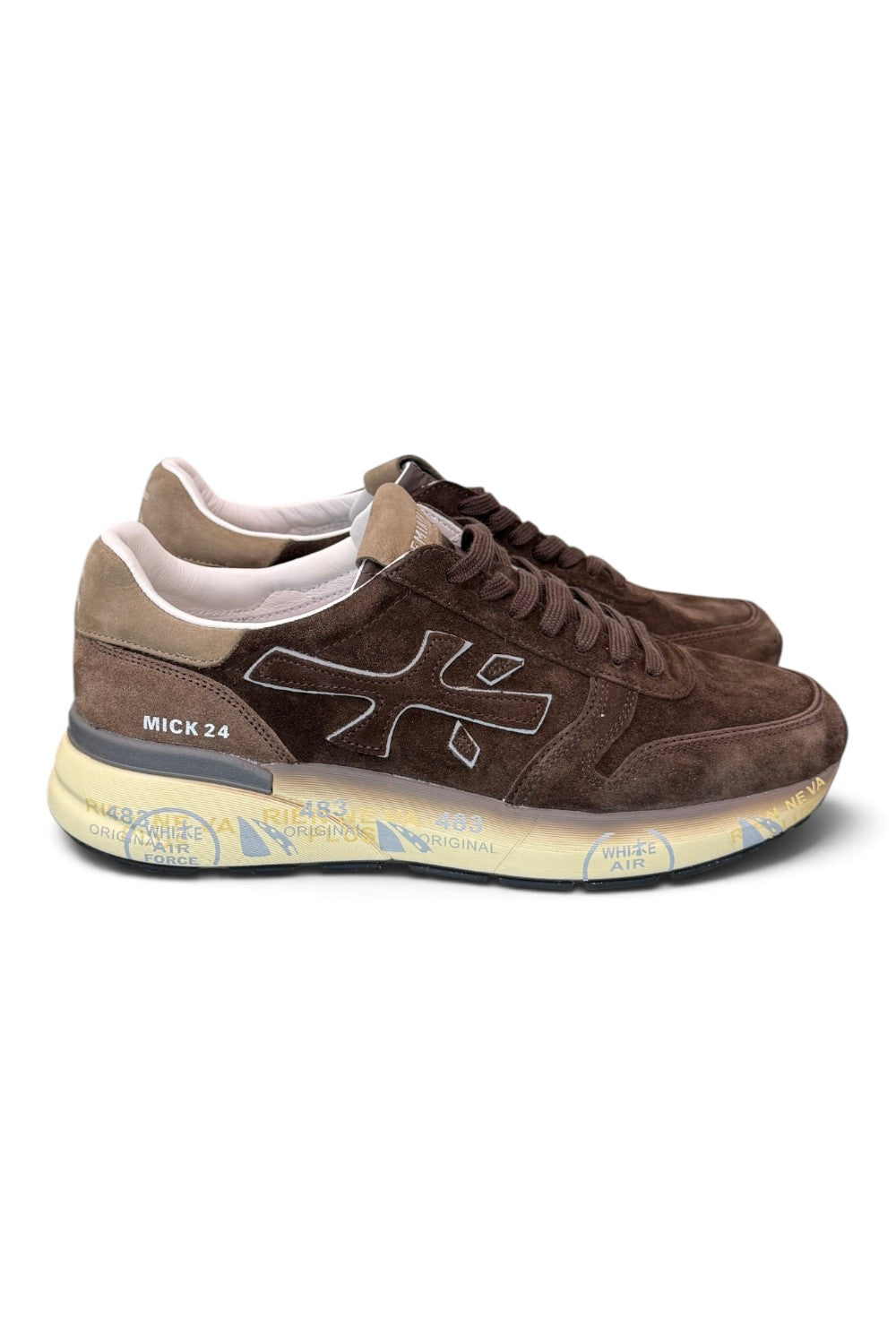 Sneaker Premiata Mick 7898 uomo testa di moro suede 