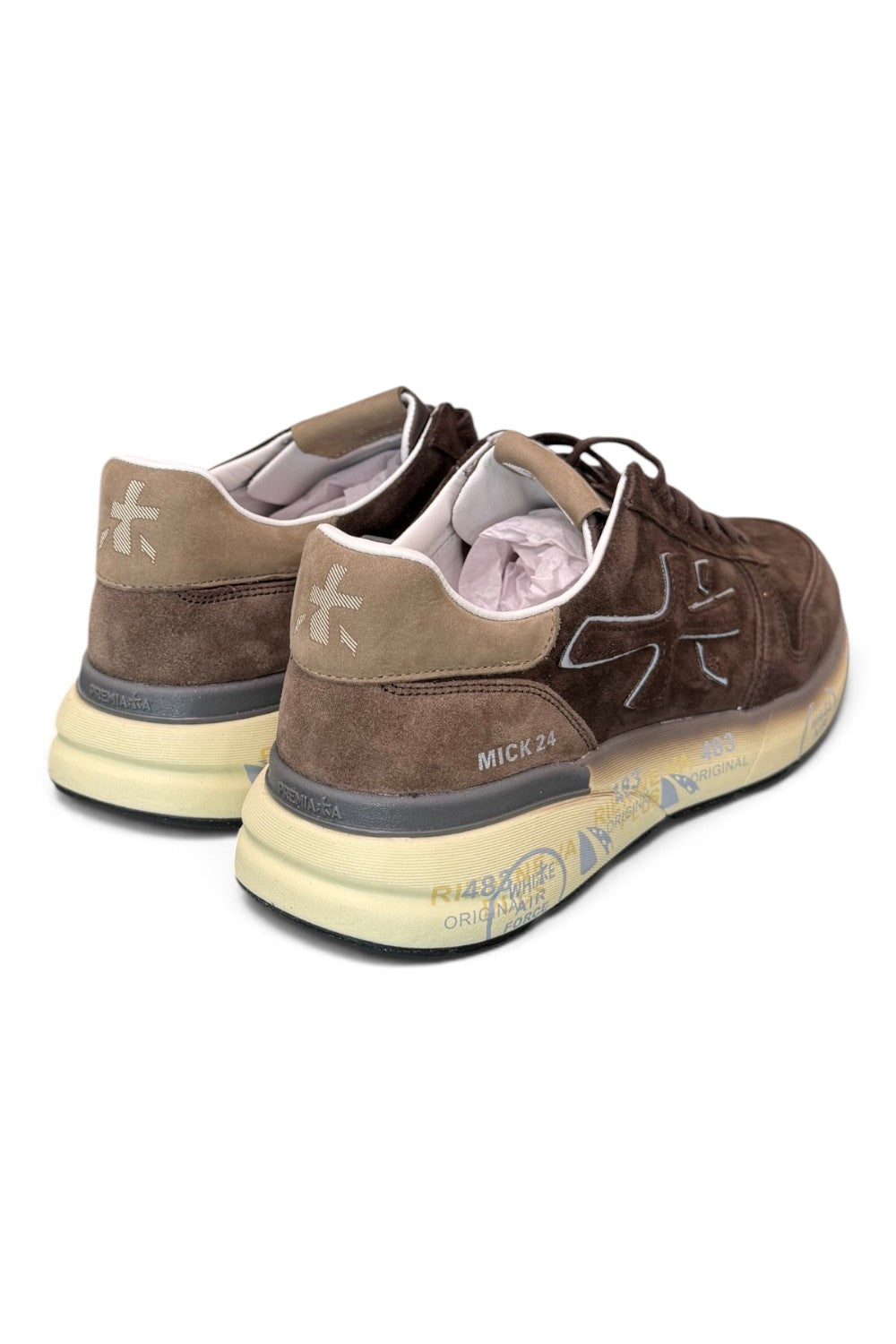 Sneaker Premiata Mick 7898 uomo testa di moro suede 