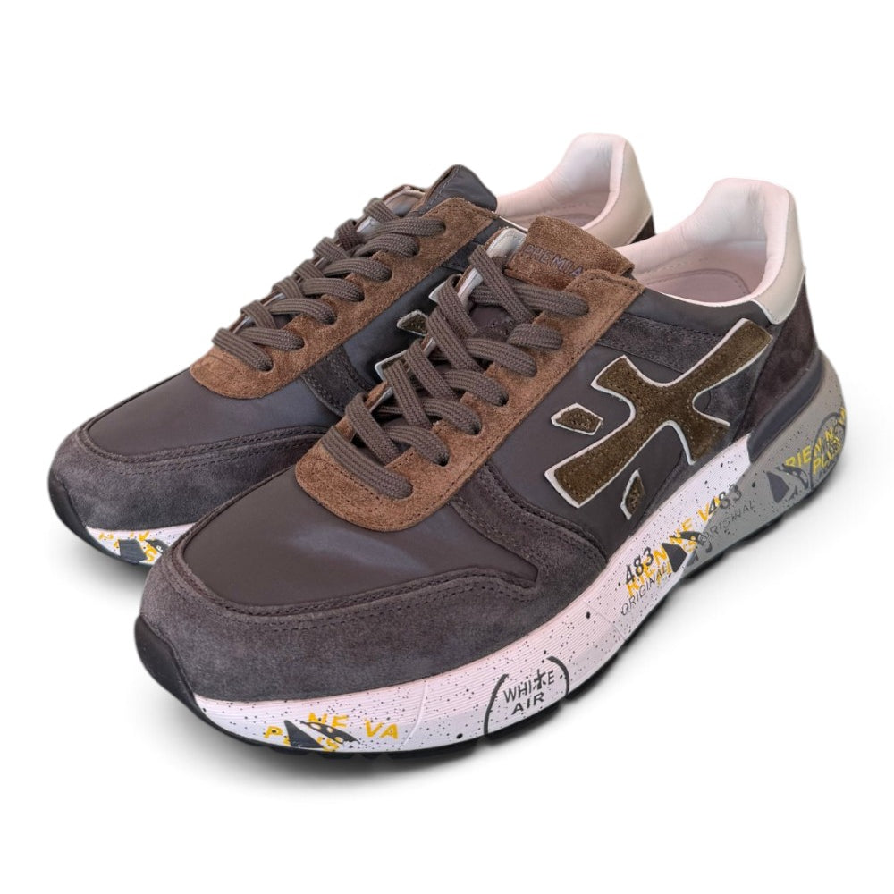 Sneaker Premiata Mick 8432 uomo grigio marrone 