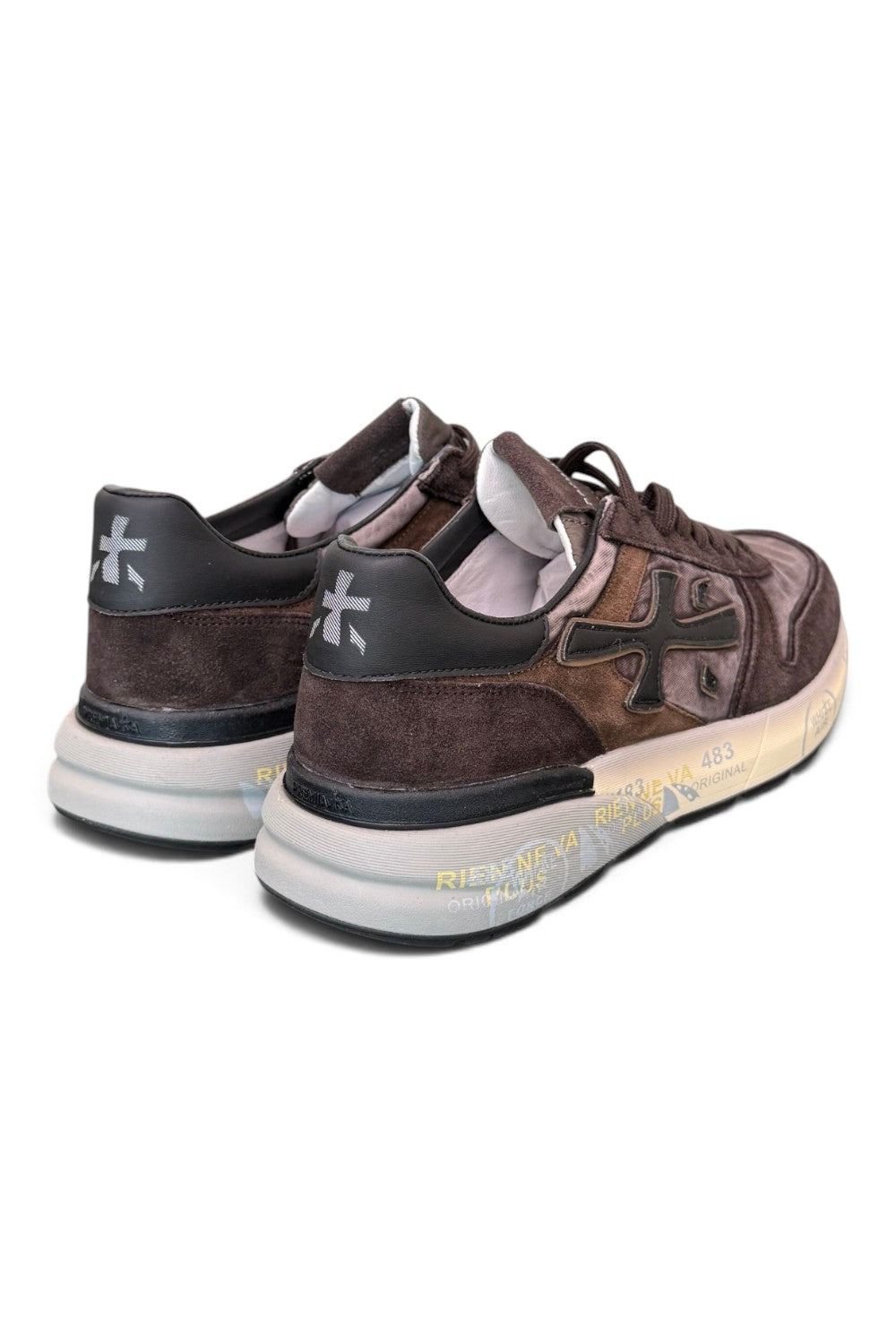 Sneaker Premiata Mick 8434 uomo testa di moro washed 