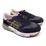 Sneaker Premiata Mick 8435 uomo blu washed 