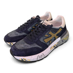 Sneaker Premiata Mick 8435 uomo blu washed 