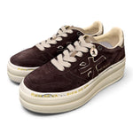 Sneaker donna Micol 7894 Premiata suede testa di moro 