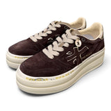 Sneaker donna Micol 7894 Premiata suede testa di moro 
