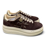 Sneaker donna Micol 7894 Premiata suede testa di moro 