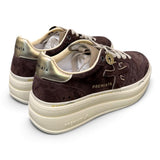 Sneaker donna Micol 7894 Premiata suede testa di moro 
