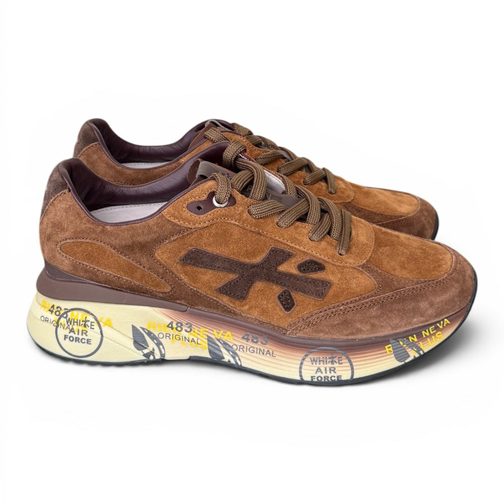 Sneaker Premiata Moerun 8539 uomo suede cuoio 