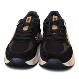 Sneaker donna Moerund 7799 Premiata nera oro 