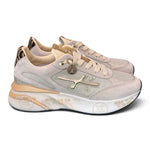 Sneaker donna Moerund 7800 Premiata ghiaccio oro 