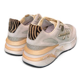 Sneaker donna Moerund 7800 Premiata ghiaccio oro 