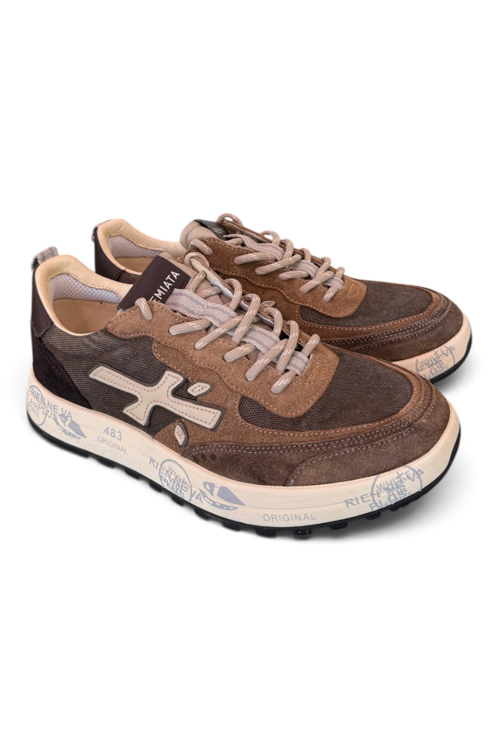 Sneaker Premiata Nous 8461 uomo multi marrone 