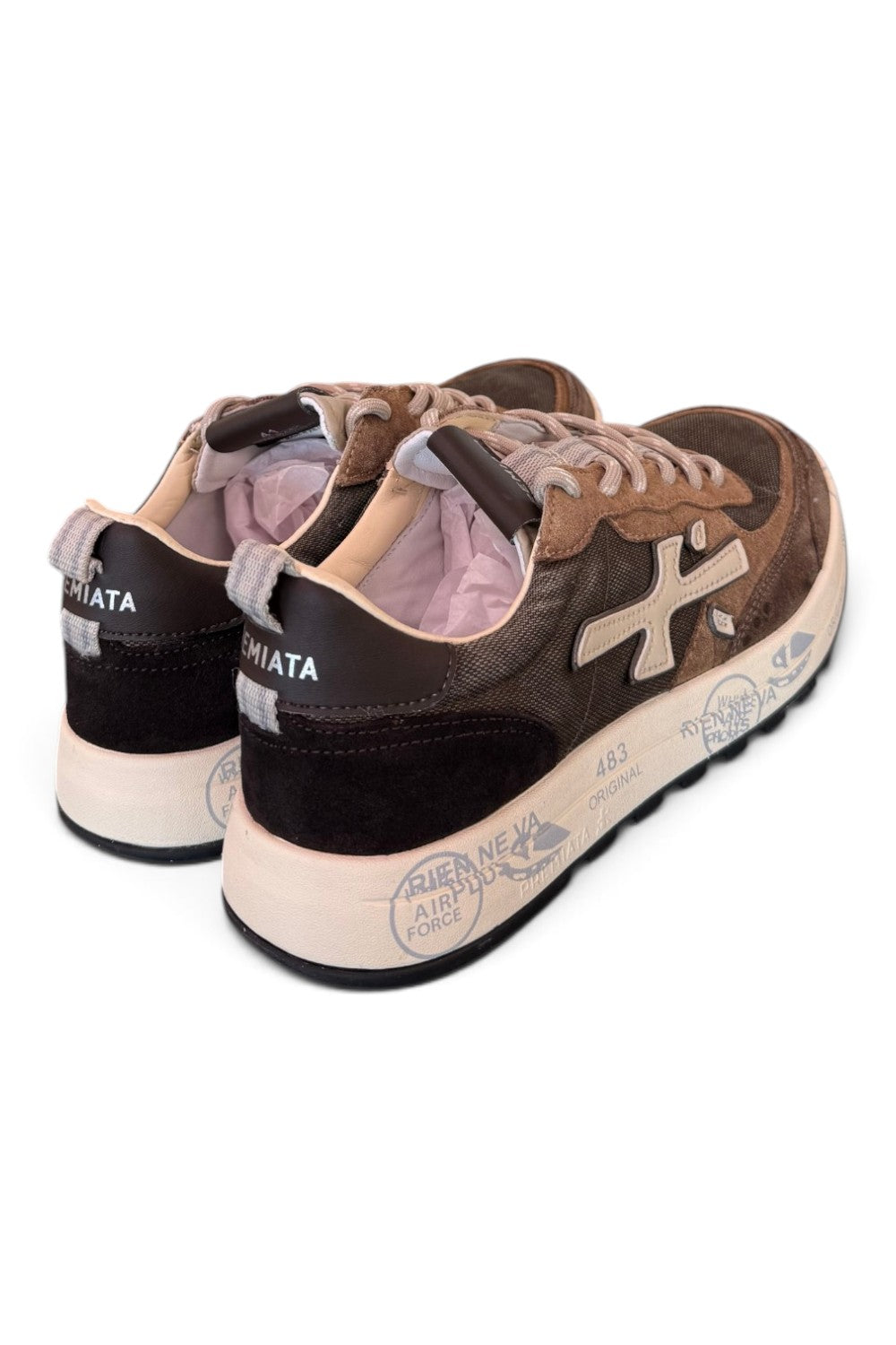 Sneaker Premiata Nous 8461 uomo multi marrone 