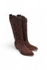 Stivale texano suede testa di moro Ranye