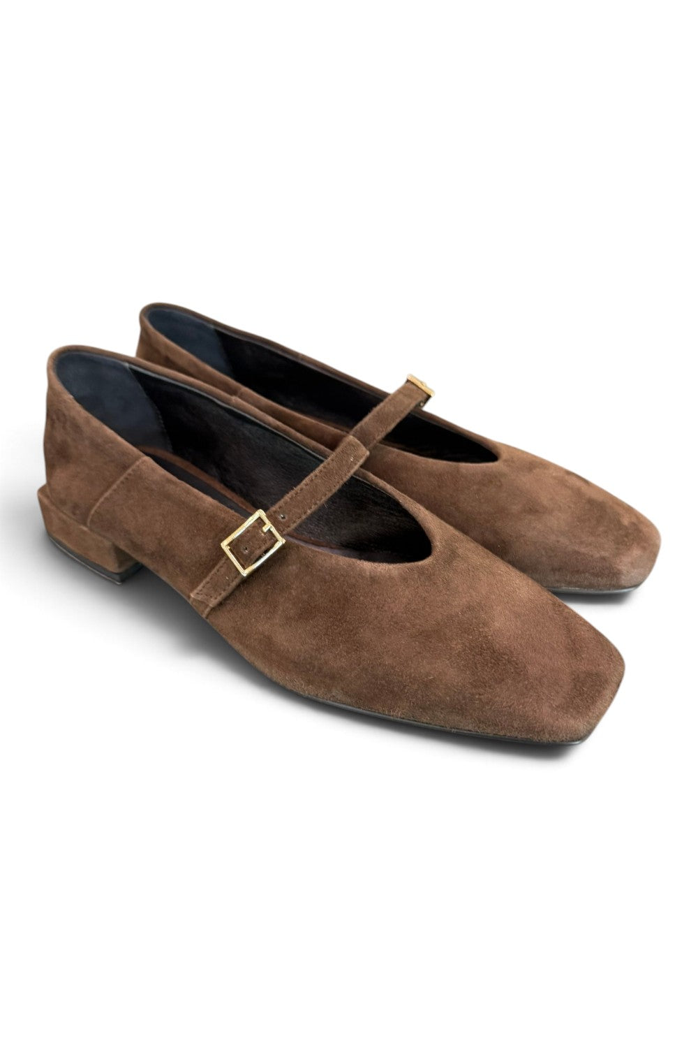 Ballerina cintino camoscio moro Ranye 