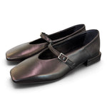 Ballerina cintino pelle nera Ranye 