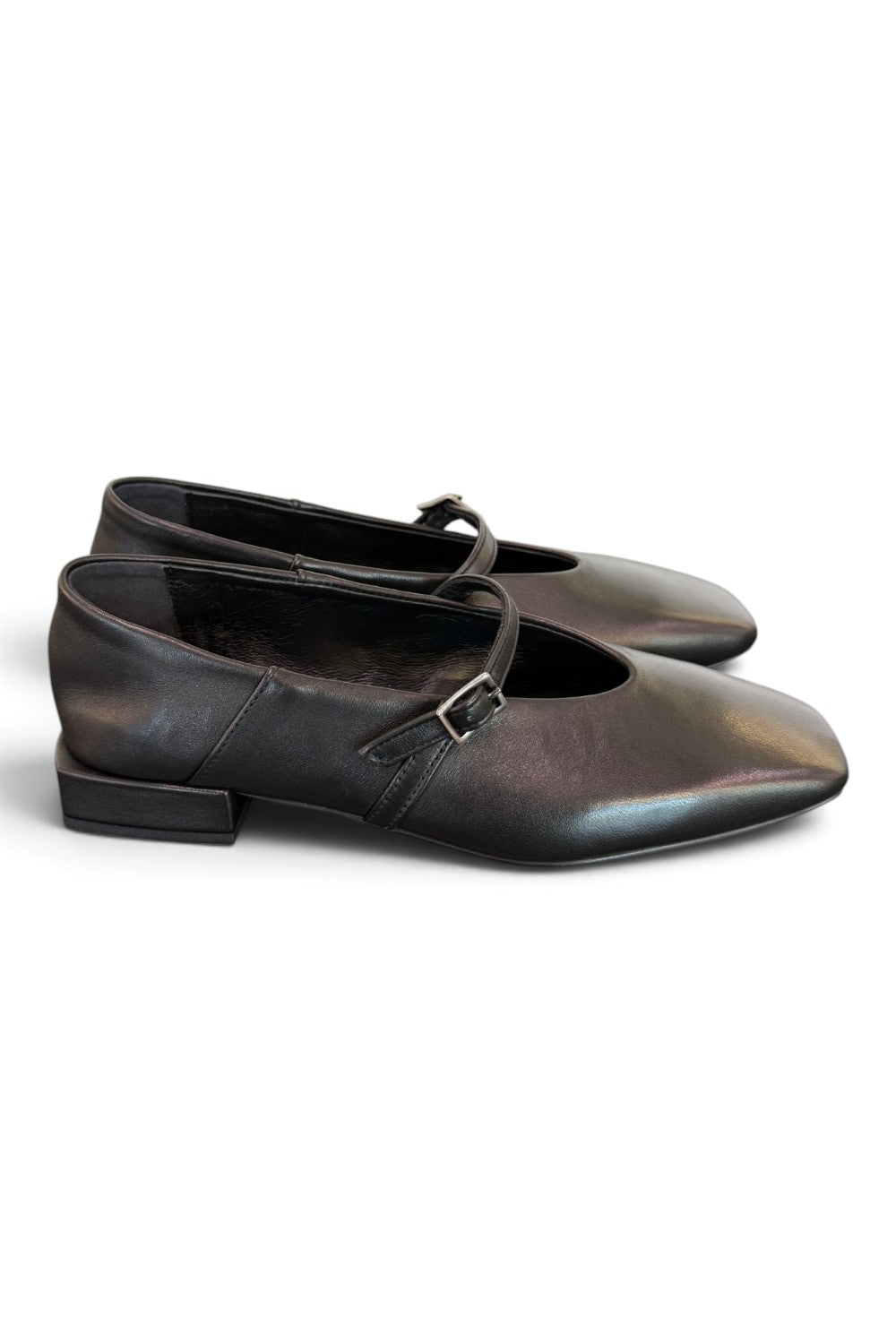 Ballerina cintino pelle nera Ranye 