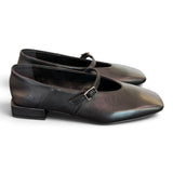 Ballerina cintino pelle nera Ranye 