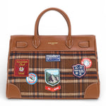 RUE MADAM borsa Tote Chamonix tartan orange 