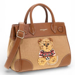 RUE MADAM borsa mini tote Marvin Love camel 