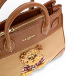 RUE MADAM borsa mini tote Marvin Love camel 