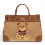 RUE MADAM borsa tote Marvin Love camel 