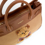 RUE MADAM borsa tote Marvin Love camel 