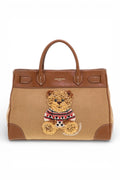 RUE MADAM borsa tote Marvin Love camel