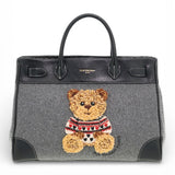 RUE MADAM borsa tote Marvin love grey 