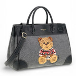 RUE MADAM borsa tote Marvin love grey 