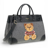 RUE MADAM borsa tote Marvin love grey 
