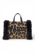 RUE MADAM borsa mini tote Megeve Leopard  piccola