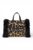 RUE MADAM borsa mini tote Megeve Leopard  piccola