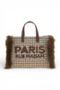 RUE MADAM borsa mini tote Megeve pied de poule piccola