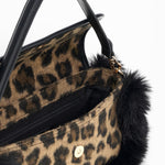 RUE MADAM borsa shoulder bag Megeve Leopard 