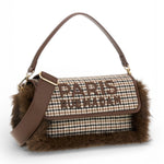 RUE MADAM borsa shoulder bag Megeve Pied de Poule 