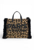 RUE MADAM borsa tote Megeve Leopard grande
