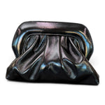Pochette arricciata verlux nero Scarlett 