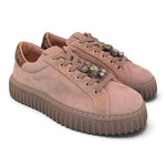 Sneaker donna Stokton brown gioiello gufo 