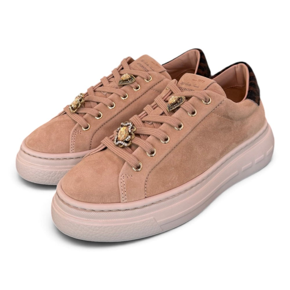 Sneaker donna Stokton kid suede beige 