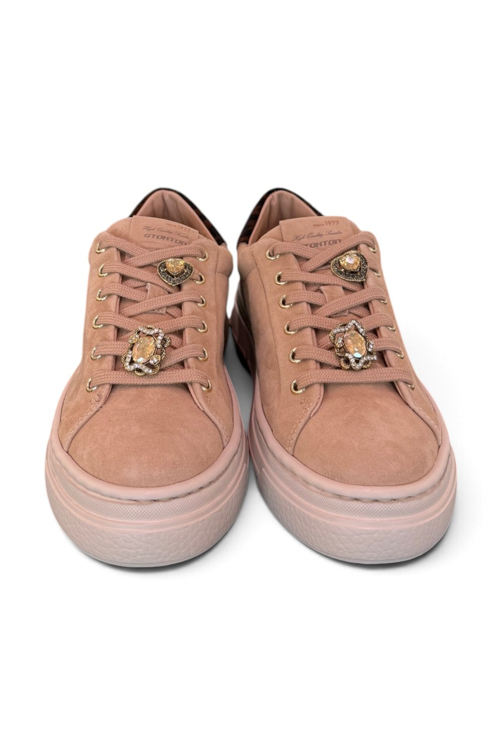 Sneaker donna Stokton kid suede beige 